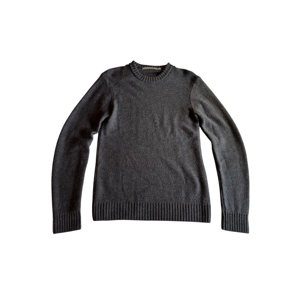Icebreaker Waypoint Crewe‎ Merino Wool Sweater Mens Small Charcoal Gray
